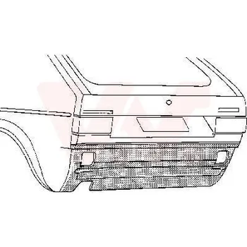 Příslušenství karosérie Zadní stěna VAN WEZEL 5810.35