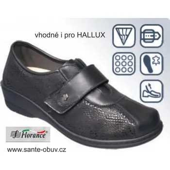 Dámská zdravotní obuv SANTÉ MN/15025-1 NERO vycházková obuv vel.36-42, --- - 41