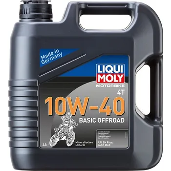 LIQUI MOLY Motorbike 4T 10W40 Basic Offroad, minerální motorový olej olej 4 l LIQUI MOLY LI 3062