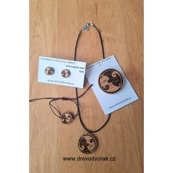 Souprava šperků Kočičky - sada šperků Varianta: Americký javor