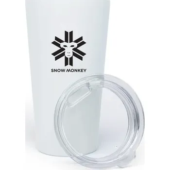 Termohrnek Termohrnek Snow Monkey Enjoyer 473 ml Barva: bílá
