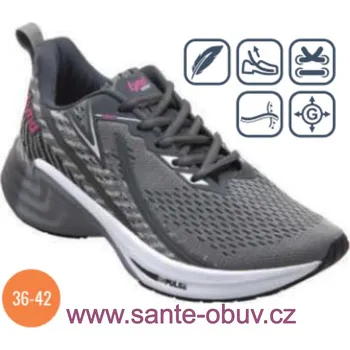 Dámská zdravotní obuv SANTÉ LY/609 GRAFITE vych. obuv vel.36-42, --- - 39