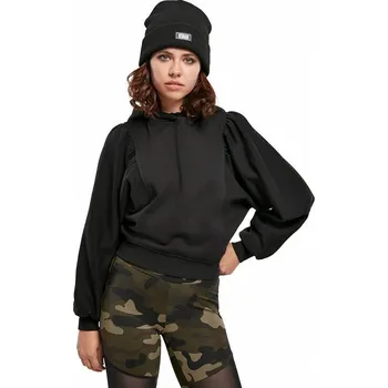 Dámská mikina Urban Classics Dámská mikina z organické bavlny s netopýřími rukávy Barva: Černá, Velikost: S