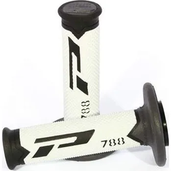 PROGRIP gripy PG788 OFF ROAD (22+25mm, délka 115mm) barva černá/ bílá/ titanová (trojdílné