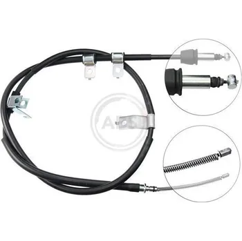 Lanko parkovací brzdy Tažné lanko, parkovací brzda A.B.S. K19307