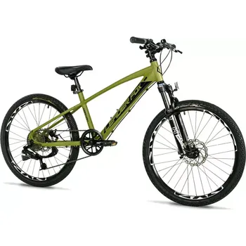 Dětské kolo LEADER FOX CAPITAN chlapecký 24", model 2025-3, barva green/černá