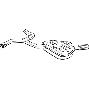Tlumič výfuku Zadní tlumič výfuku BOSAL 235-265
