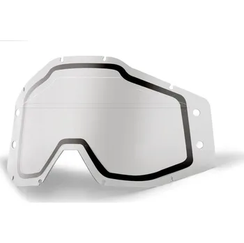 Motocyklové brýle 100percent náhradní plexi pro brýle 100% Dual ACCURI FORECAST ROLL - OFF vented čiré