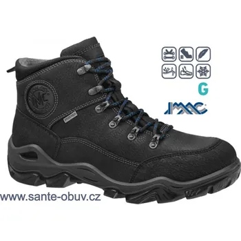 Dámská zdravotní obuv SANTÉ IC/653488 NERO vycházková obuv vel.41-46, --- - 43