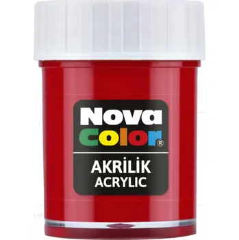 Vodová barva Barva akrylová 30ml červená NC-170