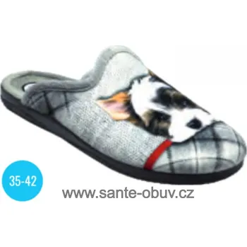 Dámská zdravotní obuv SANTÉ AB/27574 GRIGIO domácí obuv, --- - 41