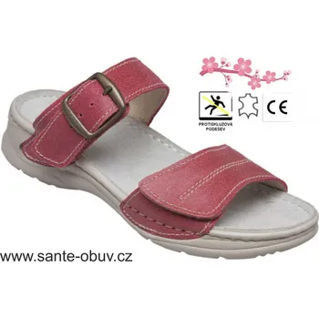 Dámská zdravotní obuv SANTÉ D/13/C32/SP zdravotní pantofel bordo, bordo - 40