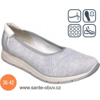 Dámská zdravotní obuv SANTÉ IC/707200 ARGENTO vycházková obuv vel.36-42, --- - 38