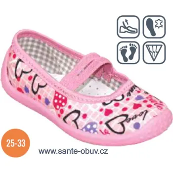Dámská zdravotní obuv SANTÉ FG/006SA domácí obuv vel.25-33, --- - 25