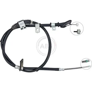 Lanko parkovací brzdy Tažné lanko, parkovací brzda A.B.S. K14198