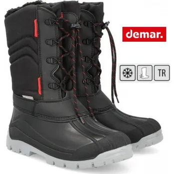 Pánská zimní obuv DEMAR obuv VOYAGER-VM B 1317 black vel.35-41, ČERNÁ - 40-41