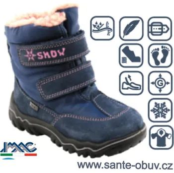 Dámská zdravotní obuv SANTÉ IC/483768 AZURO vych. obuv vel.20-26, --- - 21