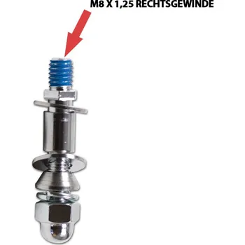 Zrcátko pro motocykl HSM Adaptér na zrcátko Harley-Davidson, chrom, M8 pravý