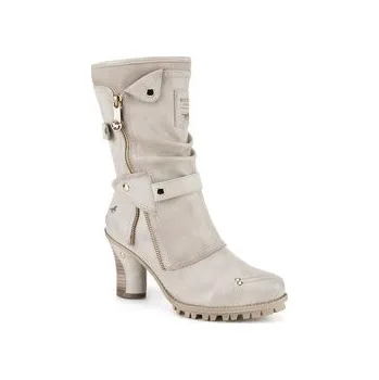 Dámské kozačky Polokozačky Mustang 1141-606 Béžová 41