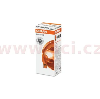 Žárovka 12V 16W (patice W2,1x9,5d/ T10) oranžová OSRAM (sada 10 ks) OSRAM OR 921NAK