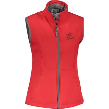 Dámská vesta Dámská softshellová vesta ALTISPORT ALW056516 ČERVENÁ L