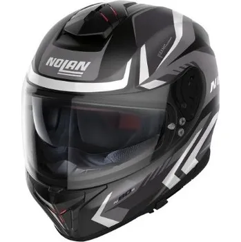 Helma na motorku Moto helma Nolan N80-8 Rumble N-com Flat Black 58, L