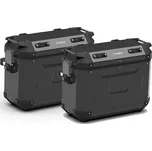 Kappa KFR37B - K'FORCE – sada dvou černých kufrů boční hliníkové K'MISSION Monokey 37 litr