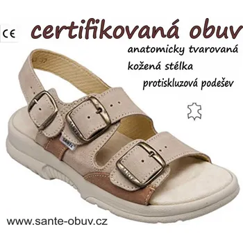 Dámská zdravotní obuv SANTÉ N/517/43/28/47/SP zdravotní sandál béžová, béžová - 42