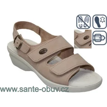 Dámská zdravotní obuv SANTÉ PO/5622 BEIGE zdravotní sandál, --- - 41