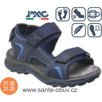 Dámská zdravotní obuv SANTÉ IC/382511 BLU vych. obuv vel.31-35, --- - 35
