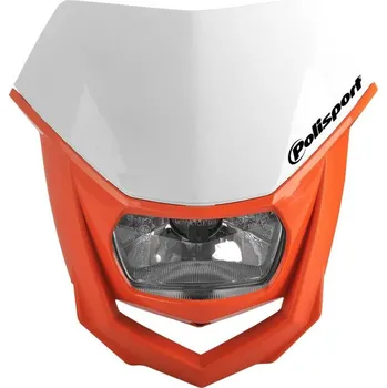 Osvětlení pro motocykl POLISPORT přední světlo HALO, barva oranžová / bílá