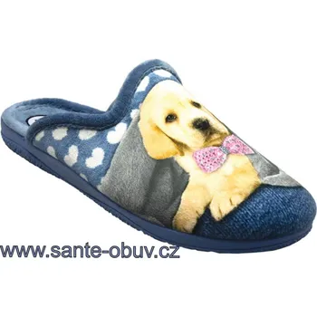 Dámská zdravotní obuv SANTÉ AB/27665 AZUL domácí obuv, --- - 36