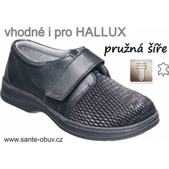 Dámská zdravotní obuv SANTÉ N/224/3L/60 dámská obuv HALLUX, černá - 40