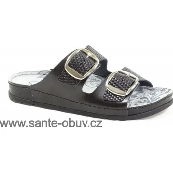 Dámská zdravotní obuv SANTÉ AC/211 BLACK vych. pantofel vel.37-41, --- - 39