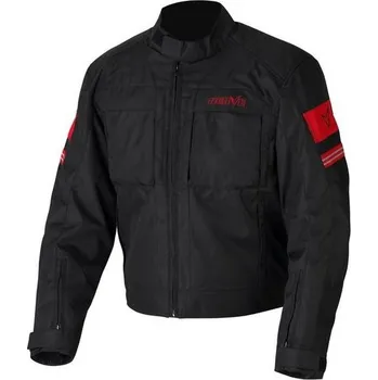 Moto bunda NERVE Move letní bunda na motorku černá-červená velikost XXL