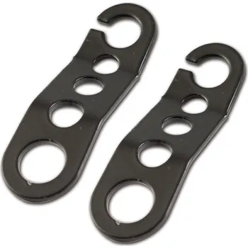 Osvětlení pro motocykl HSM Držáky blinkrů, černé, až M10, na tlumič