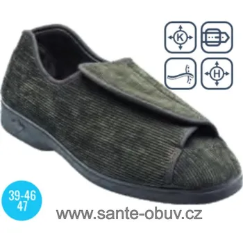 Dámská zdravotní obuv SANTÉ AB/10633 MARON domácí obuv vel.47,48, --- - 48