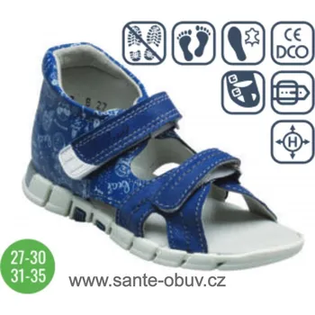 Dámská zdravotní obuv SANTÉ N/950/802/80P/89 MODRÁ zdravotní obuv vel.27-30, modrá - 28