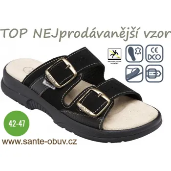 Dámská zdravotní obuv SANTÉ N/517/35/68/CP zdravotní pantofel černá, černá - 40