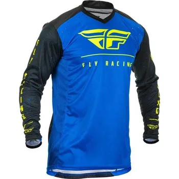 Moto oblečení FLY RACING LITE 2020 dres na motokros barva modrá černá hi-vis, velikost S