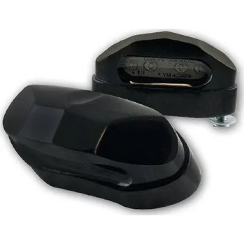 Osvětlení SPZ HSM Osvětlení SPZ Micro Space, černé, alu, vzdálenost šroubů 45 mm