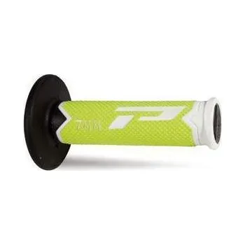 PROGRIP gripy PG788 OFF ROAD (22+25mm, délka 115mm) barva bílá/žlutá fluo/černá (trojdílné