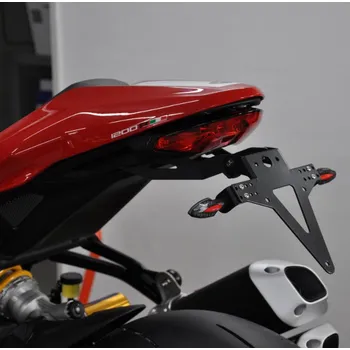 Držák SPZ HSM Držák SPZ DUCATI Monster 1200R 16-19, nastavitelný, černý, s držákem odrazky
