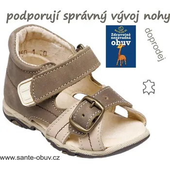 Dámská zdravotní obuv SANTÉ N/950/101/94/14 zdravotní sandál khaki, khaki - 25