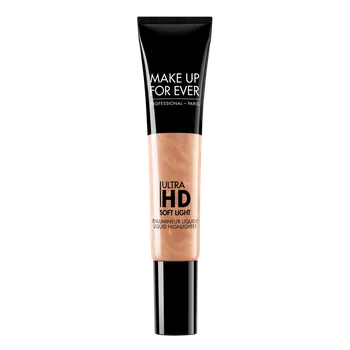 Make-up Make Up For Ever Tekutý rozjasňovač Ultra HD Soft Light (Liquid Highlighter) 12 ml 50 Golden Copper + 2 měsíce na vrácení zboží