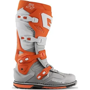 Moto obuv GAERNE SG-22 boty cross/enduro oranžové bílé, 44