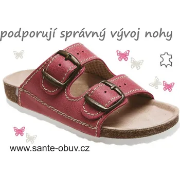 Dámská zdravotní obuv SANTÉ D/203/C30/BP zdravotní pantofel červená vel.31-35, červená - 35