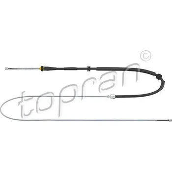 Lanko parkovací brzdy Tažné lanko, parkovací brzda TOPRAN 701 706