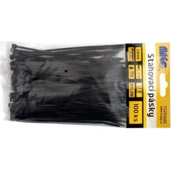 Auto-moto Stahovací pásky 2,5x120mm černé /100ks