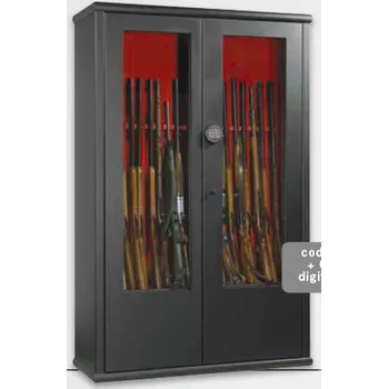 Trezor Metalk Luxusní skříň na dvacet zbraní Dragone, black/white